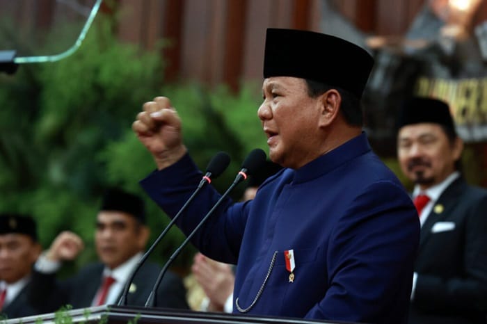 Presiden Prabowo Subianto mengungkapkan lima celah kebocoran anggaran negara. Foto: Sektretariat Kabinet