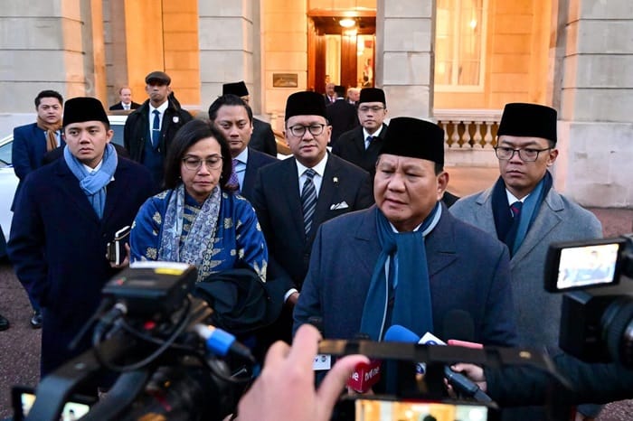 Presiden Prabowo Subianto mengumumkan kenaikan Upah Minimum Nasional (UMN) untuk tahun2 025. Foto: Setneg